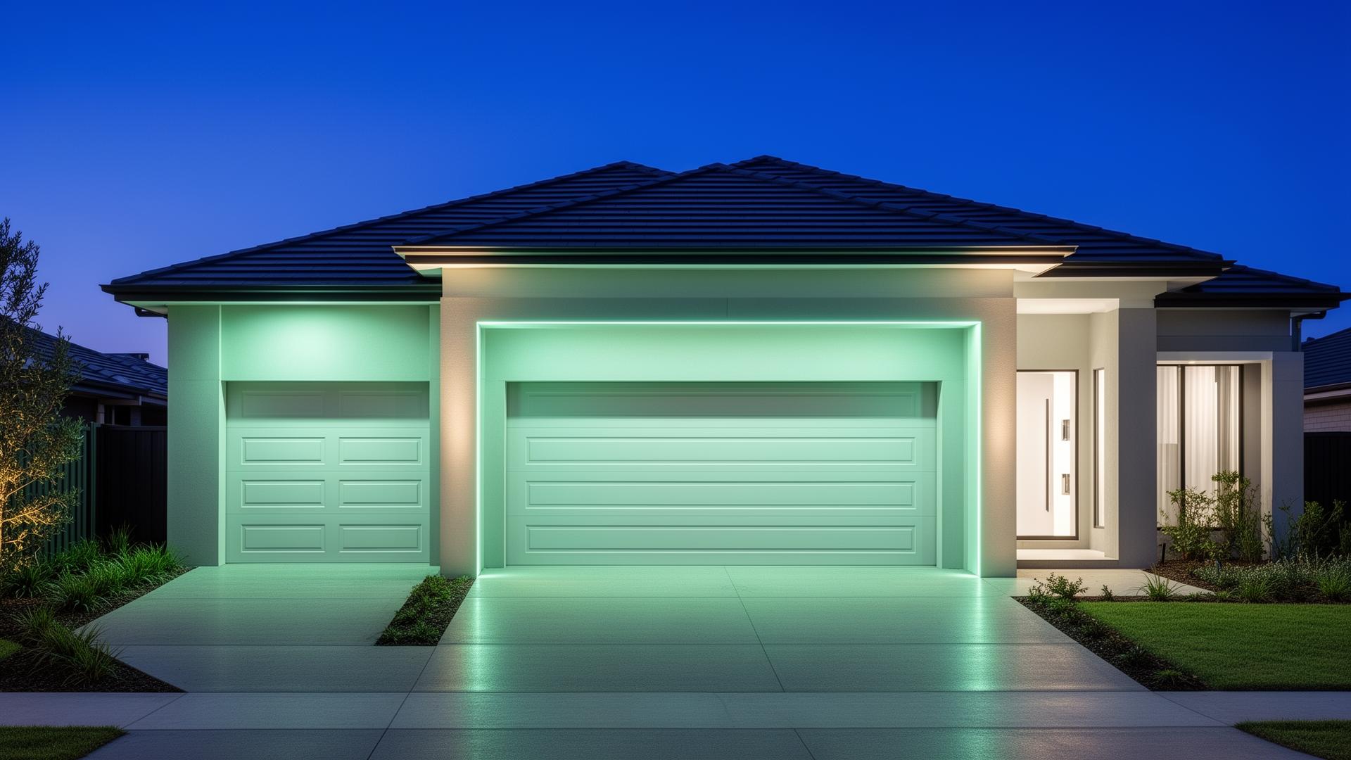 Beautiful custom garage door